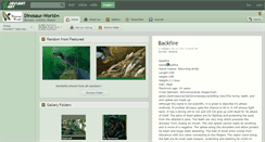 Desktop Screenshot of dinosaur-world.deviantart.com