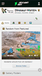 Mobile Screenshot of dinosaur-world.deviantart.com