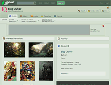 Tablet Screenshot of blog-quiver.deviantart.com