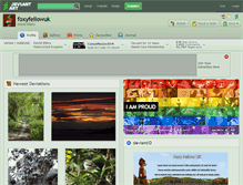 Tablet Screenshot of foxyfellowuk.deviantart.com