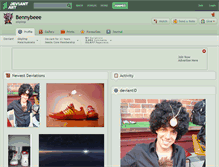 Tablet Screenshot of bennybeee.deviantart.com