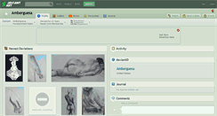 Desktop Screenshot of amberguesa.deviantart.com