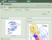 Tablet Screenshot of guardiandelta.deviantart.com