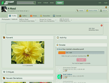 Tablet Screenshot of k-rossi.deviantart.com