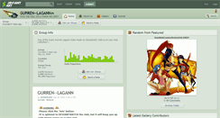 Desktop Screenshot of gurren--lagann.deviantart.com