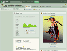 Tablet Screenshot of gurren--lagann.deviantart.com