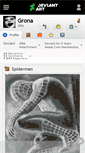 Mobile Screenshot of grona.deviantart.com