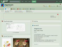 Tablet Screenshot of dragonbucaro.deviantart.com