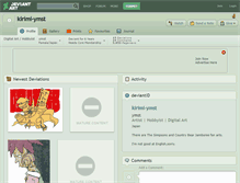 Tablet Screenshot of kirimi-ymst.deviantart.com