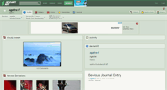 Desktop Screenshot of agathe-f.deviantart.com