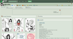 Desktop Screenshot of lady-lotus.deviantart.com