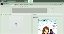 Desktop Screenshot of moonfox23.deviantart.com