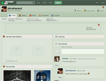 Tablet Screenshot of pkmahanand.deviantart.com