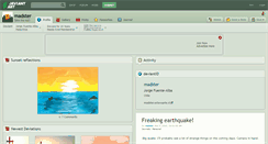 Desktop Screenshot of madster.deviantart.com