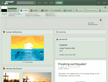 Tablet Screenshot of madster.deviantart.com