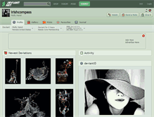 Tablet Screenshot of irishcompass.deviantart.com