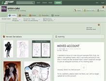 Tablet Screenshot of onion-cake.deviantart.com