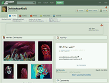 Tablet Screenshot of geisteskrankheit.deviantart.com