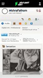 Mobile Screenshot of mishrafathom.deviantart.com