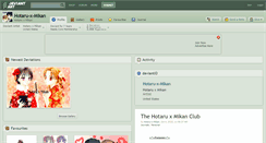 Desktop Screenshot of hotaru-x-mikan.deviantart.com