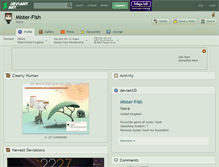 Tablet Screenshot of mister-fish.deviantart.com