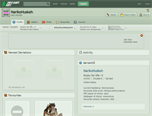 Tablet Screenshot of narikohuskeh.deviantart.com