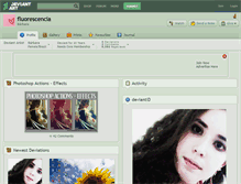 Tablet Screenshot of fluorescencia.deviantart.com