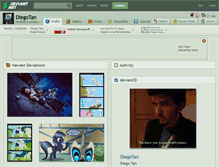 Tablet Screenshot of diegotan.deviantart.com