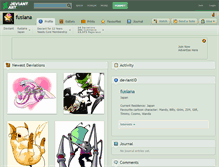 Tablet Screenshot of fusiana.deviantart.com