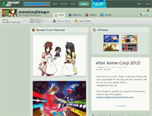 Tablet Screenshot of animeconjigroup.deviantart.com