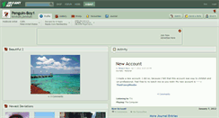 Desktop Screenshot of penguin-boy1.deviantart.com