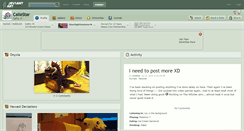 Desktop Screenshot of callestar.deviantart.com
