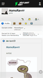 Mobile Screenshot of momorawrr.deviantart.com