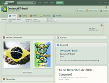 Tablet Screenshot of deviantart-brasil.deviantart.com