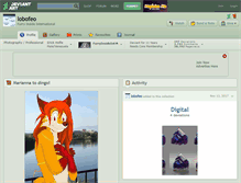 Tablet Screenshot of lobofeo.deviantart.com