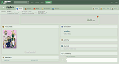 Desktop Screenshot of madhex.deviantart.com