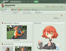 Tablet Screenshot of miahandcrafter.deviantart.com
