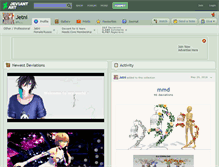 Tablet Screenshot of jetni.deviantart.com