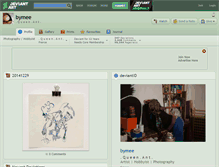 Tablet Screenshot of bymee.deviantart.com