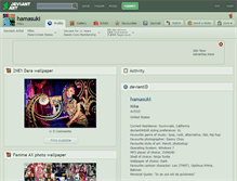 Tablet Screenshot of hamasuki.deviantart.com