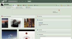 Desktop Screenshot of bethadin.deviantart.com