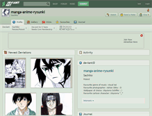 Tablet Screenshot of manga-anime-rysunki.deviantart.com
