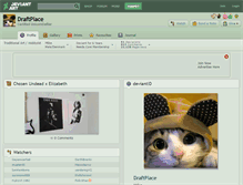 Tablet Screenshot of draftplace.deviantart.com
