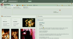 Desktop Screenshot of electrifyyx.deviantart.com