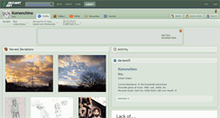 Desktop Screenshot of komonchino.deviantart.com