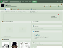 Tablet Screenshot of hugoham.deviantart.com