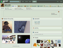 Tablet Screenshot of kai-t-430.deviantart.com