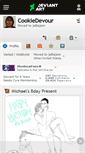 Mobile Screenshot of cookiedevour.deviantart.com