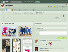Tablet Screenshot of flamingkasa.deviantart.com