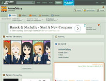 Tablet Screenshot of animegalaxy.deviantart.com